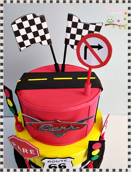 Bolo Cenográfico Carros Disney