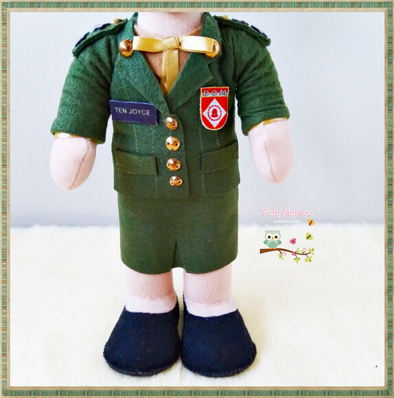 Boneca Militar do Exército Brasileiro