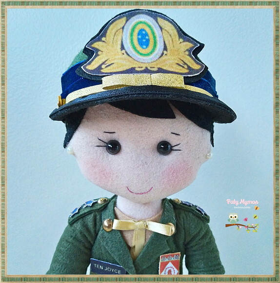 Boneca Militar do Exército Brasileiro