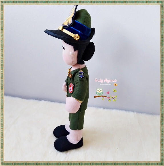 Boneca Militar do Exército Brasileiro