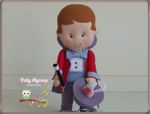 Boneco Mágico de feltro
