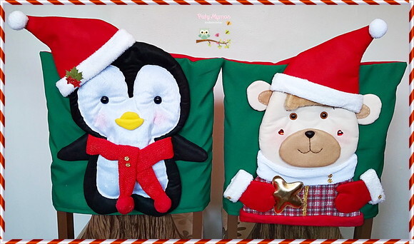 Capas De Natal Para Cadeiras