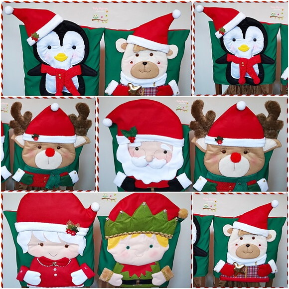 Capas De Natal Para Cadeiras