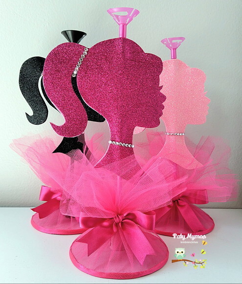 Centro de Mesa da Barbie