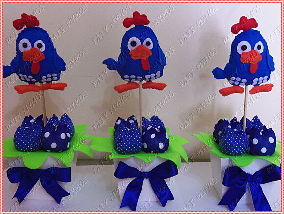 Centro de Mesa Galinha Pintadinha