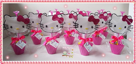 Centro De Mesa Hello Kitty