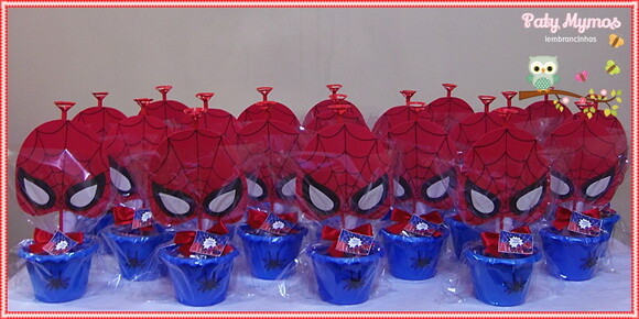 Centro de Mesa Homem Aranha