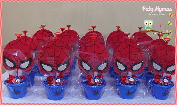 Centro de Mesa Homem Aranha