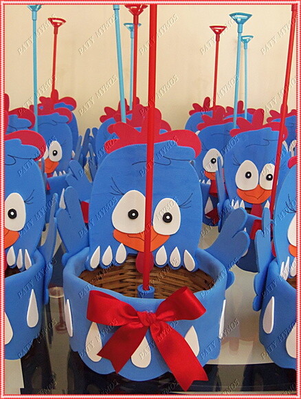 Centro de Mesa Galinha Pintadinha