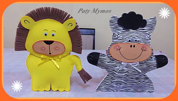 Centro De Mesa Safari Em Eva
