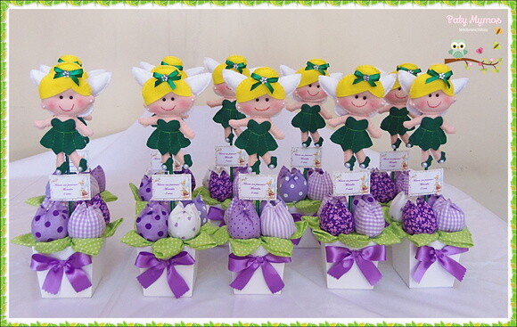 Centro de Mesa Sininho ( Tinker Bell)