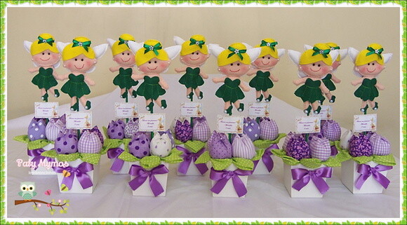 Centro de Mesa Sininho ( Tinker Bell)