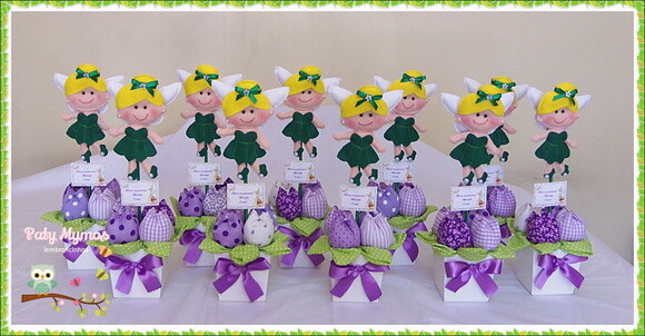 Centro de Mesa Sininho ( Tinker Bell)