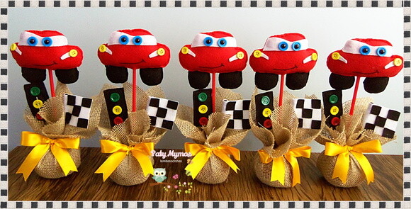 Centros de Mesa Carros Disney