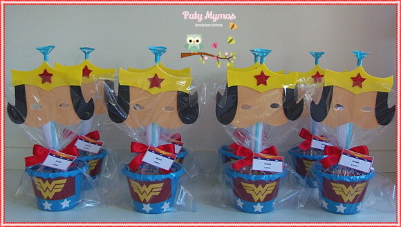 Centros De Mesa Mulher Maravilha