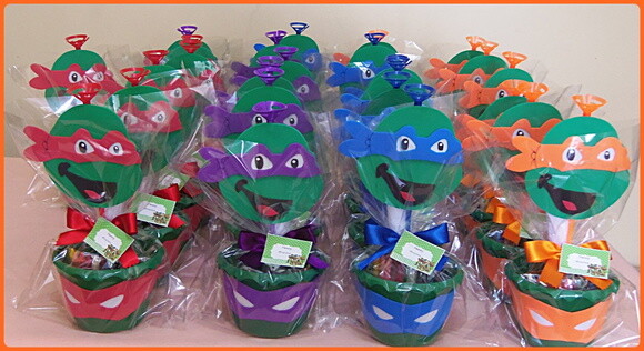Centros De Mesa Tartarugas Ninjas