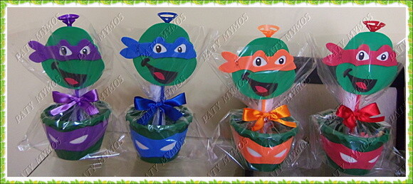 Centros De Mesa Tartarugas Ninjas