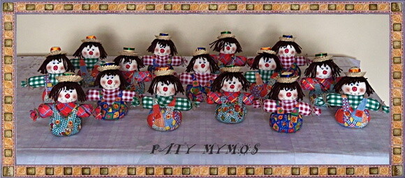 Espantalhos Centro de Mesa