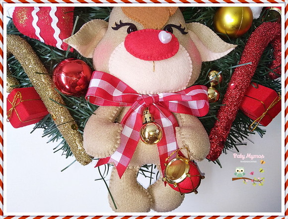 Guirlanda De Natal Em Feltro