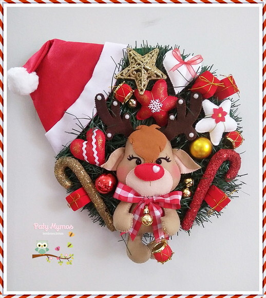 Guirlanda De Natal Em Feltro