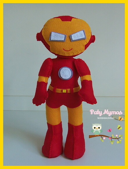 Kit 4 Vingadores em Feltro