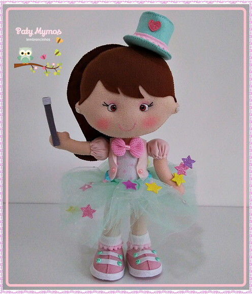 Kit Bonecos Circo Rosa