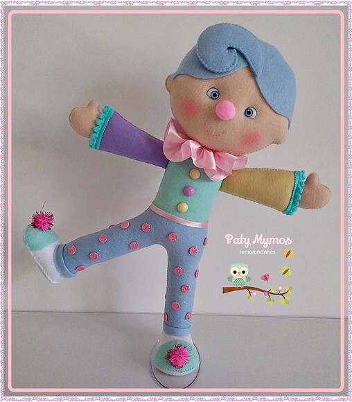 Kit Bonecos Circo Rosa