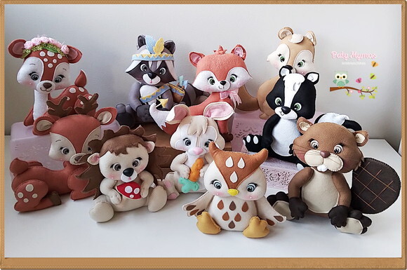 Kit Festa Bosque Encantado com 10 Peças