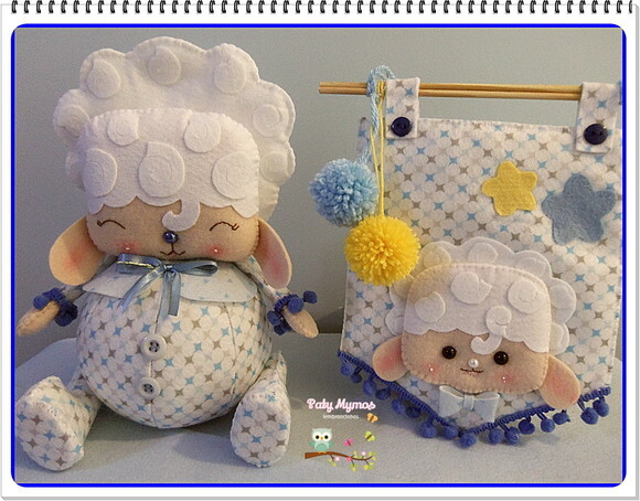 Kit Ovelha Baby e Flâmula