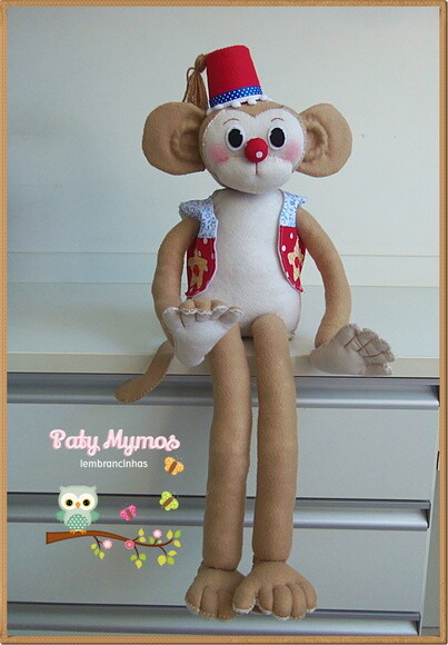 Macaco em Feltro