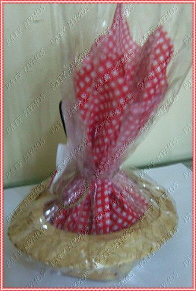 Mini Chapéus de Palha Fazendinha