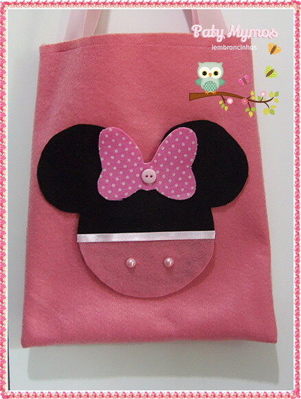 Sacolinhas Da Minnie Rosa