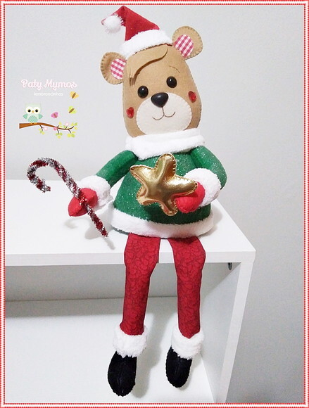 Urso Natalino para Decoração