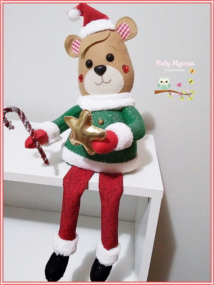 Urso Natalino para Decoração
