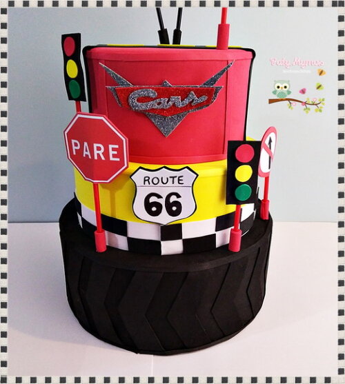 Bolo Cenográfico Carros Disney