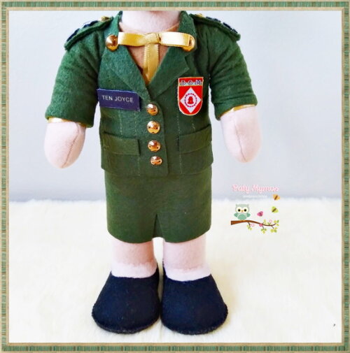 Boneca Militar do Exército Brasileiro