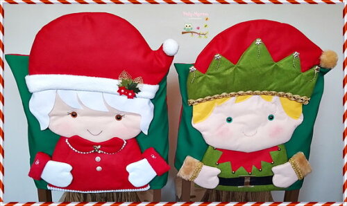 Capas De Natal Para Cadeiras