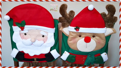 Capas De Natal Para Cadeiras