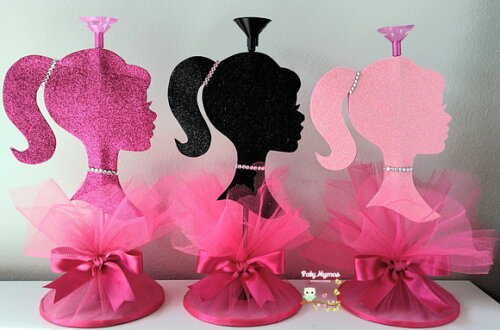 Centro de Mesa da Barbie