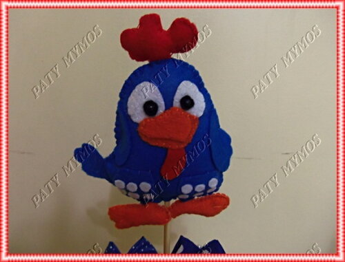 Centro de Mesa Galinha Pintadinha