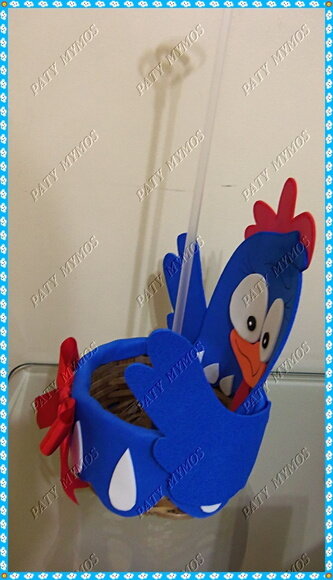 Centro de Mesa Galinha Pintadinha
