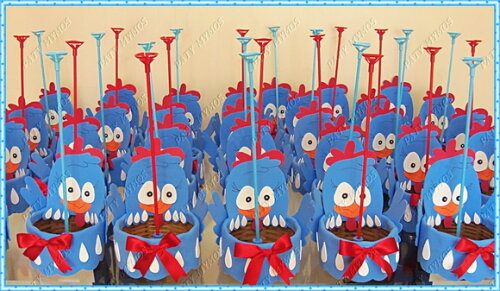 Centro de Mesa Galinha Pintadinha