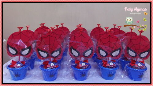 Centro de Mesa Homem Aranha