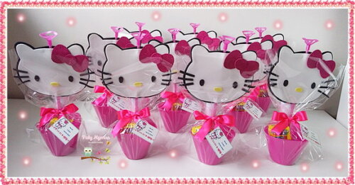 Centro De Mesa Hello Kitty