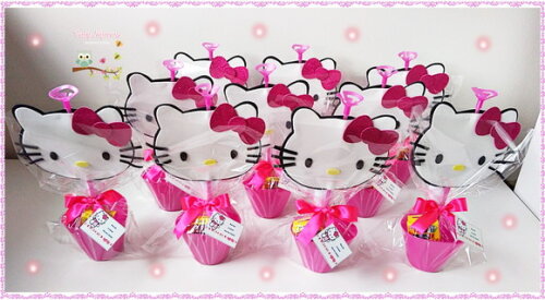Centro De Mesa Hello Kitty