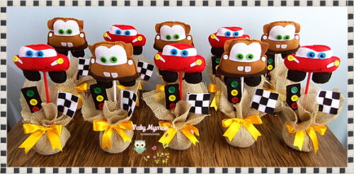 Centros de Mesa Carros Disney