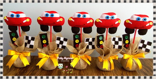Centros de Mesa Carros Disney