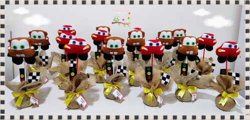 Centros de Mesa Carros Disney