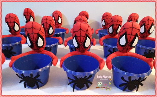 Centros de Mesa Homem Aranha