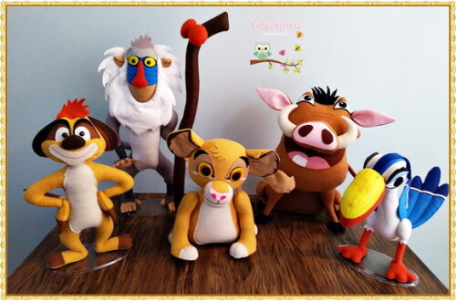 Festa Rei Leão Kit com 5 Peças